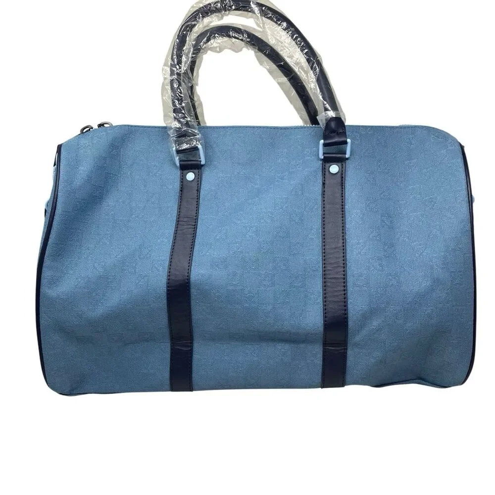 Jordan Duffle Bag WMNS Blue Weekender Monogram‎ Nike MA0759-M0S Carry On Sz 25L